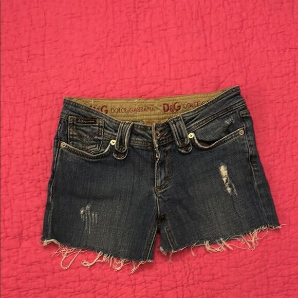 Dolce & Gabbana Women's Blue Denim Shorts, size 24 - Picture 1 of 7